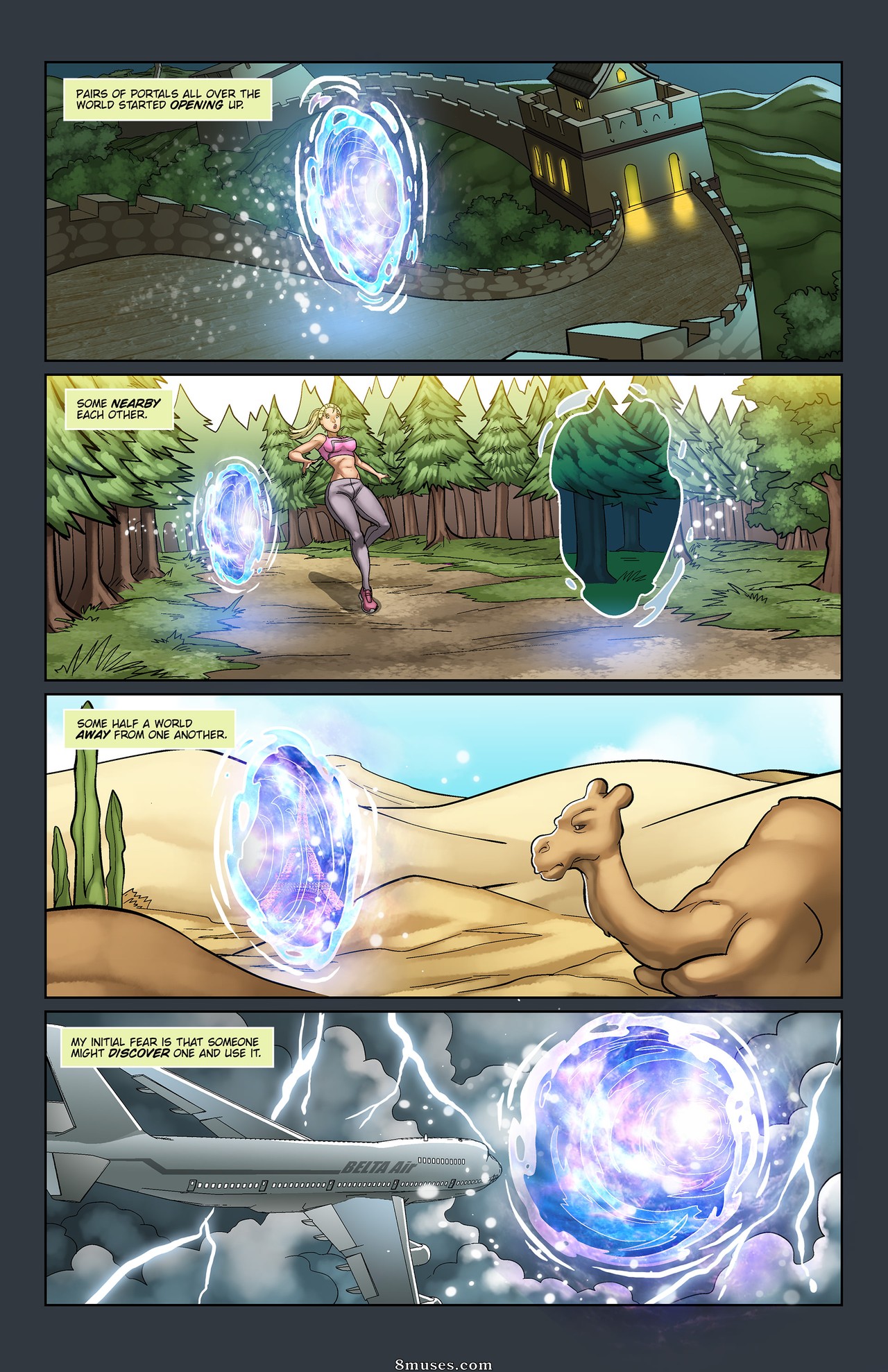 Page 4 | Giantess-Fan-ComicsPortalsIssue-1 | 8muses - Sex Comics
