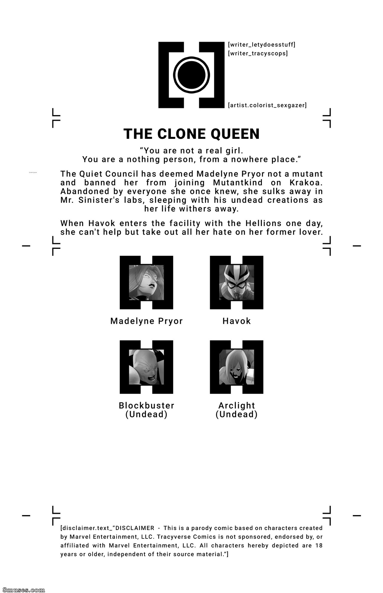 Tracy Scops Comics - Maison de XXX - La reine clone - Page 2