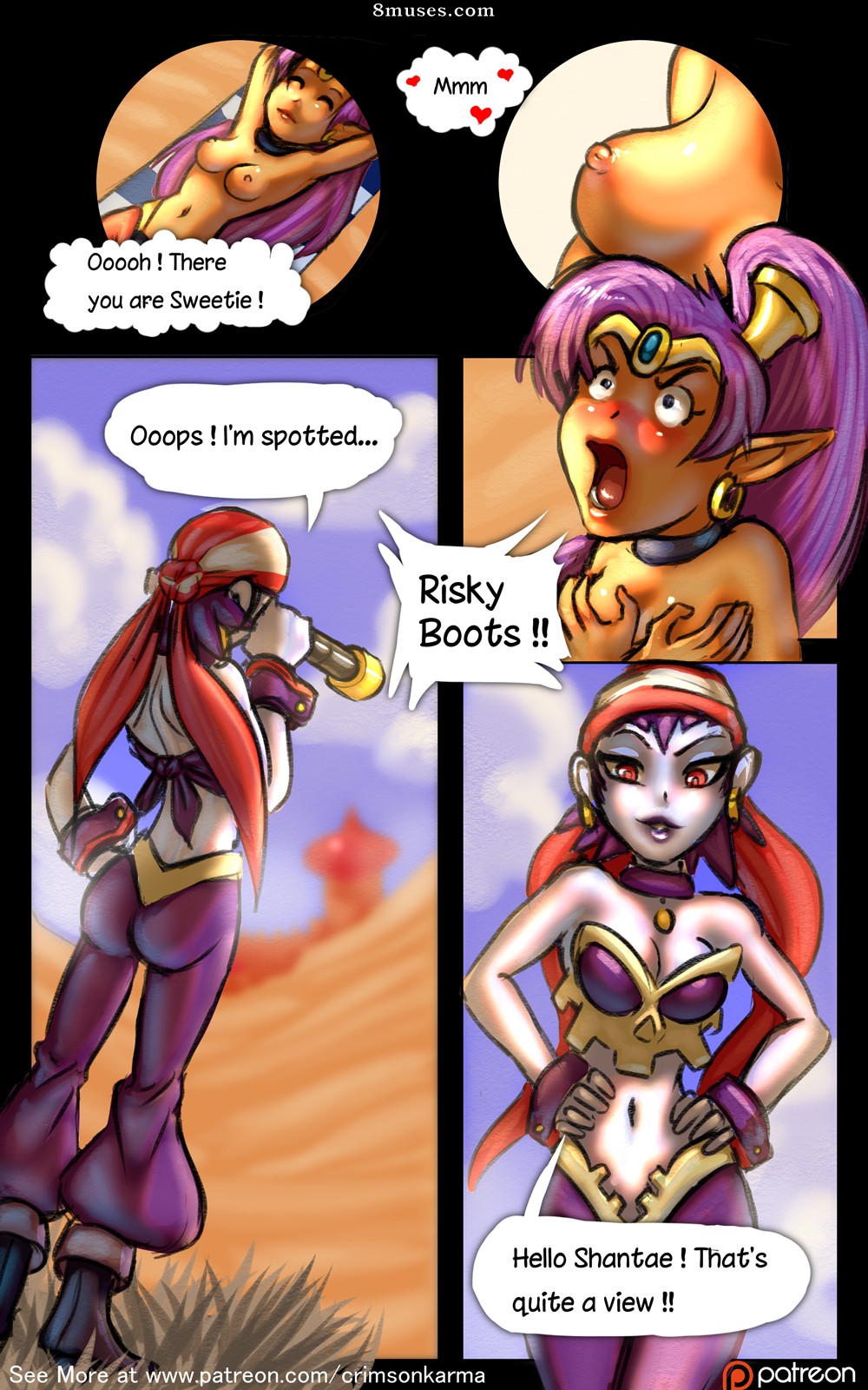 Crimson Karma Comics - Maldición de Risky - Página 1