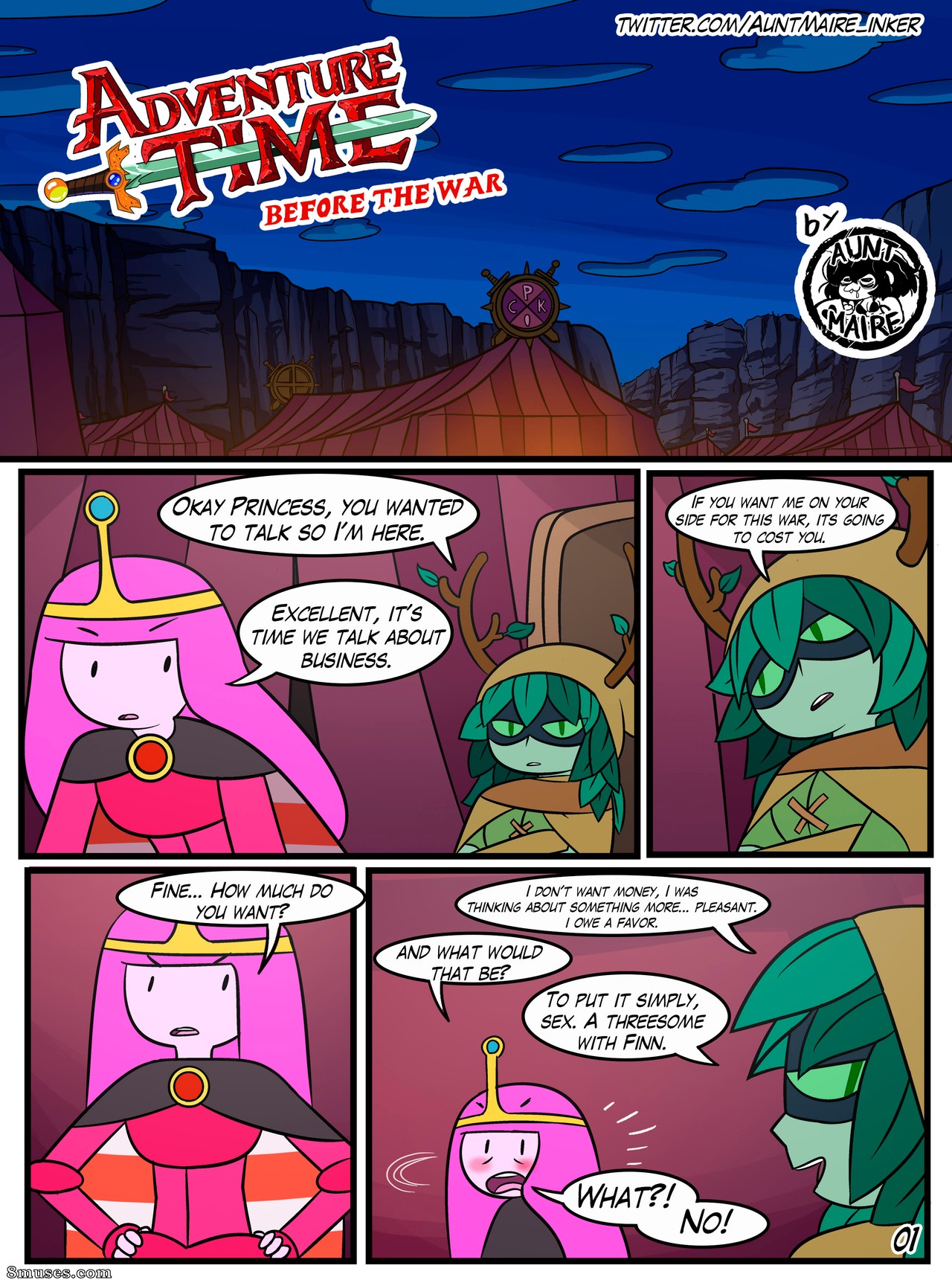 Inker Shike Comics - Antes da guerra - Página 1