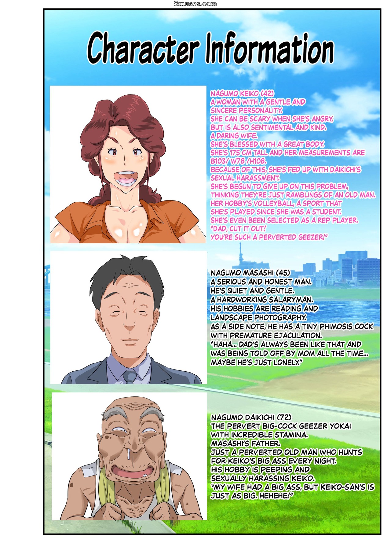 Homem-moscrito - Kyojiri Tsuma Keiko to Zetsurin! Sukebe Jii - Página 7