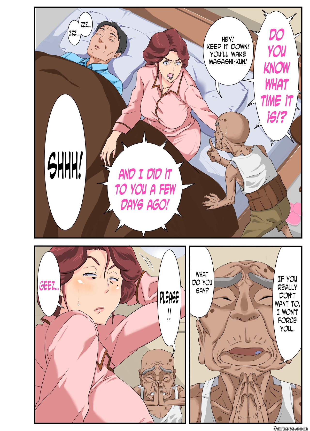 Page 5 | Hentai-and-Manga-English/Mosquito-Man/Kyojiri-Tsuma-Keiko-to-Zetsurin-Sukebe-Jii  | 8muses - Sex Comics