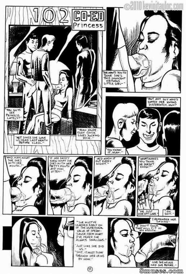 Kevin Taylor Adult Comics - Co-ed diaries - Page 12