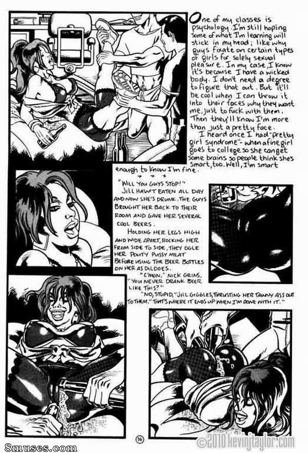 Kevin Taylor Adult Comics - Co-ed diaries - Page 17