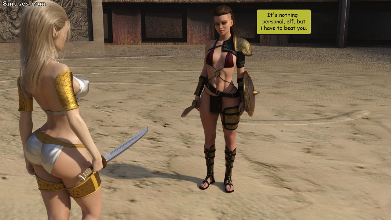 Kizaru3D - Elf vs Barbarian - Page 4