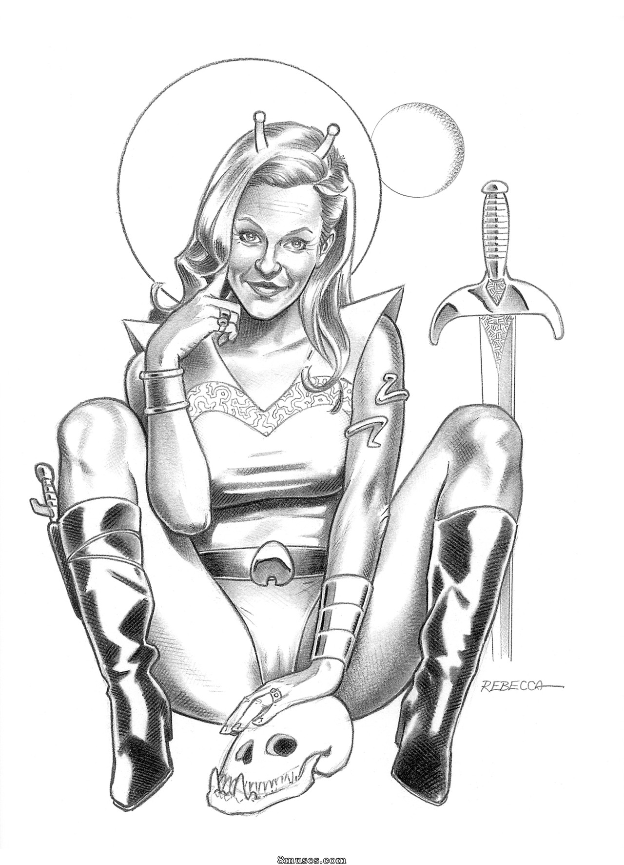 Rebeccas Art Books - MILFS On Mars - Page 7