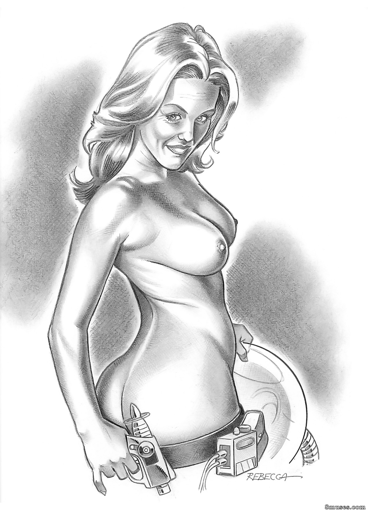 Livros de arte de Rebeccas - Milfs em Marte - Página 9
