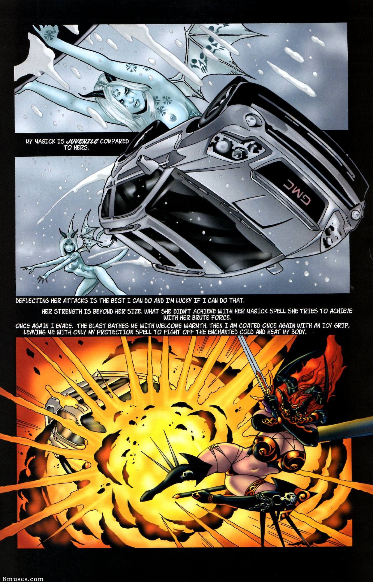 BroadSword Comics - Tarot - Witch of the Black Rose 060 - Page 9