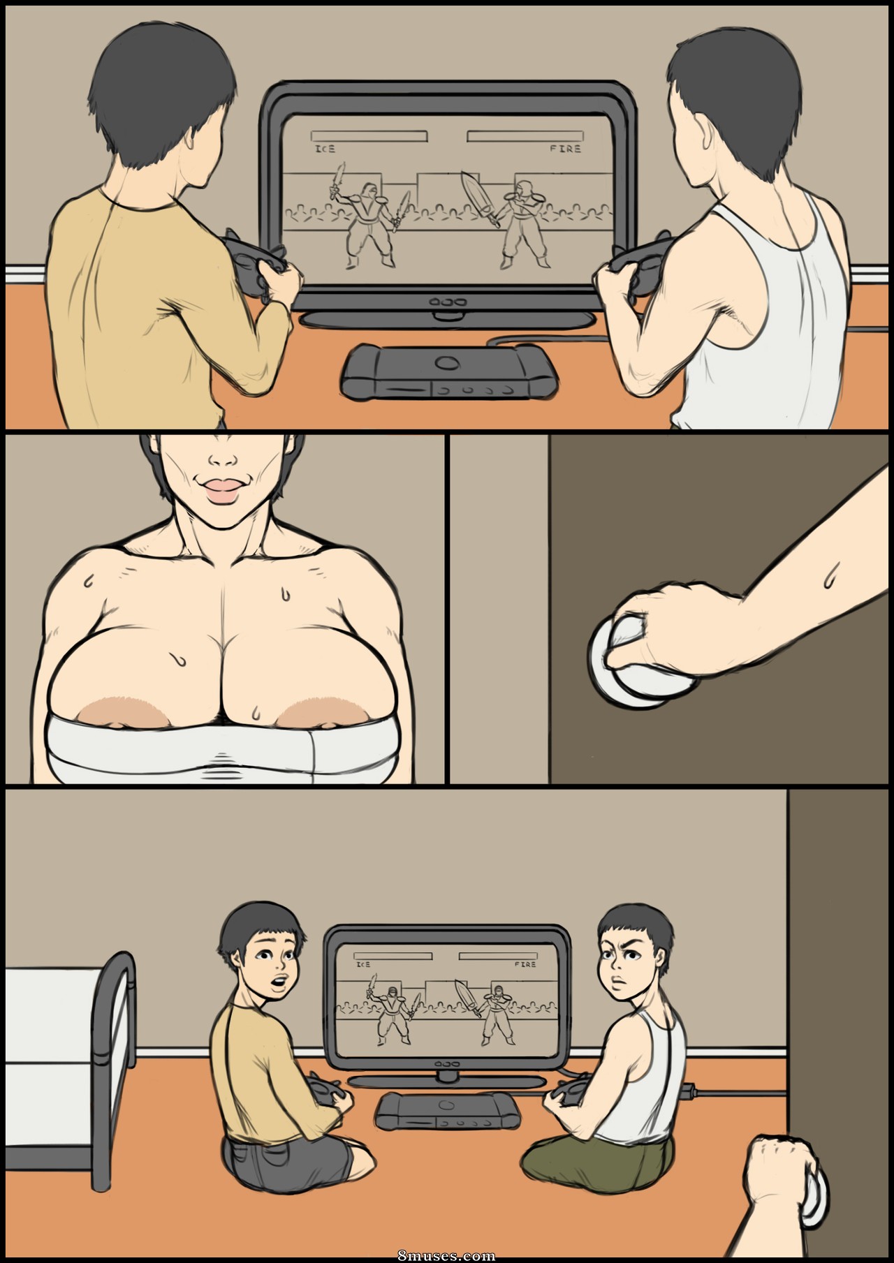 Esclavo Hentai - Helping My Son’s Friend - Page 1