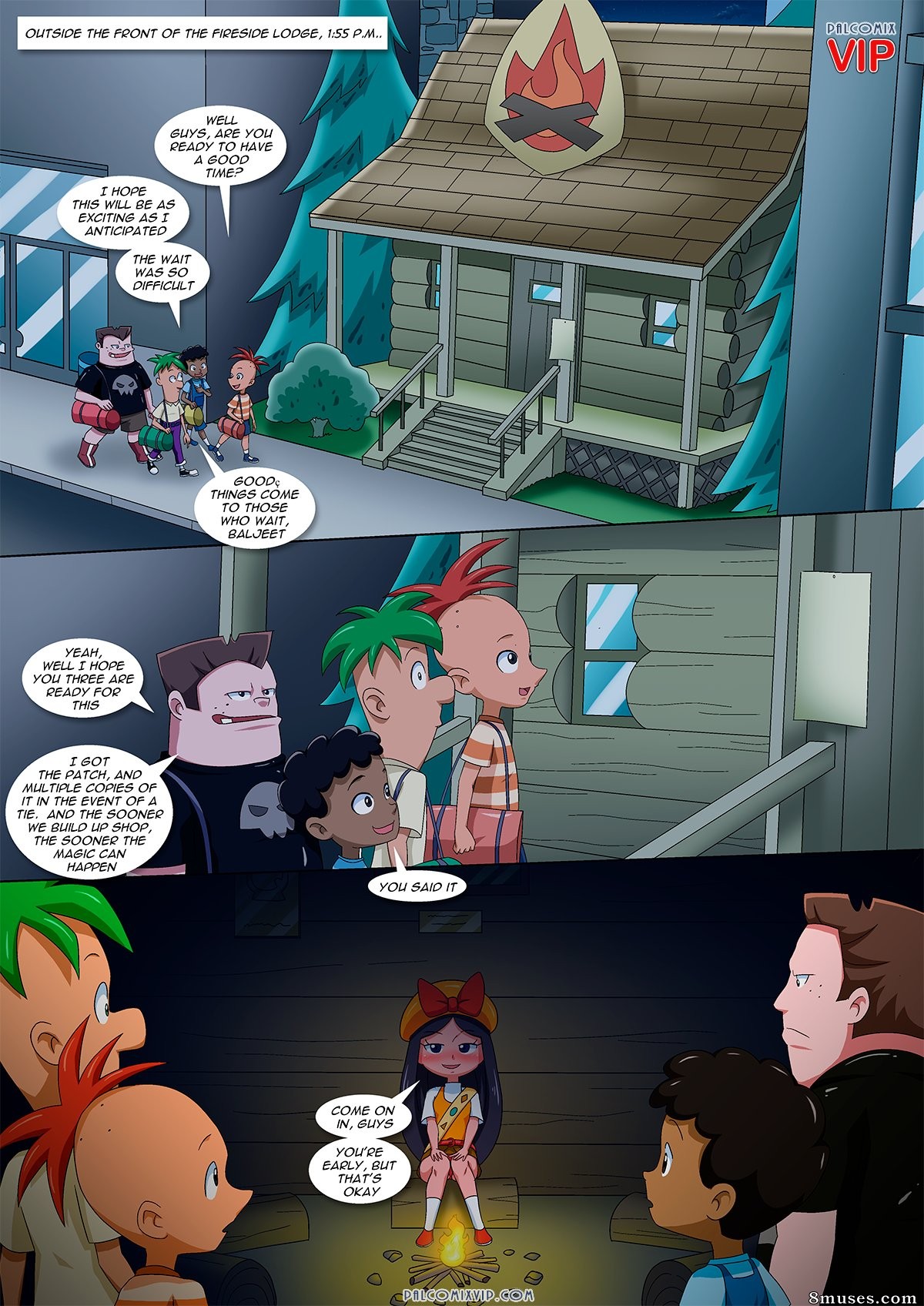 Page 6 | PalComix-Comics/Fireside-Colours-A-Phineas-and-Ferb-Story | 8muses  - Sex Comics