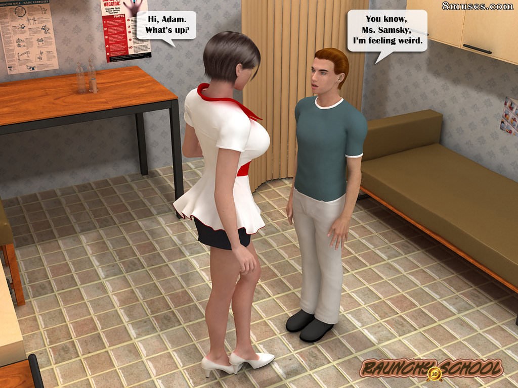 Page 4 | RaunchySchool3D-Comics/A-lesson-in-kinky-fisting-from-a-hot-nurse  | 8muses - Sex Comics