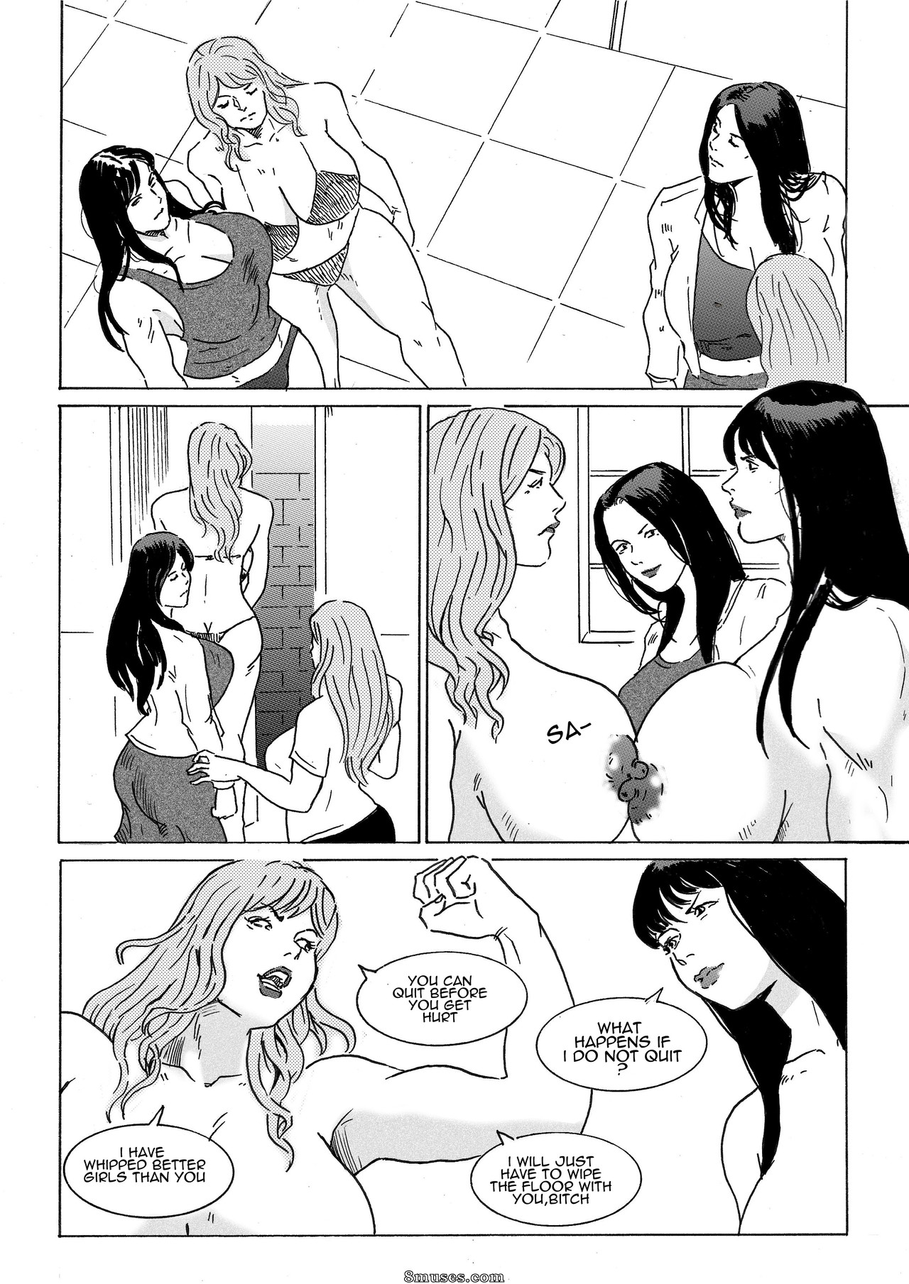 Saori Comics - Combat dans l'appartement par Amazons Paradise - Page 2