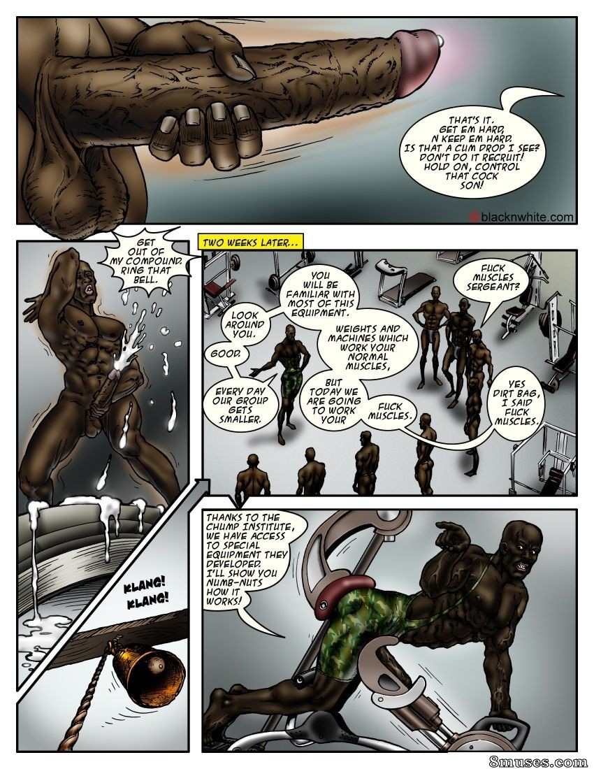 Blacknwhite.com Comics - Black Cock Boot Camp - Page 8