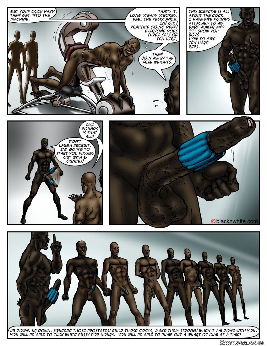 Blacknwhite.com Comics - Black Cock Boot Camp - Page 9