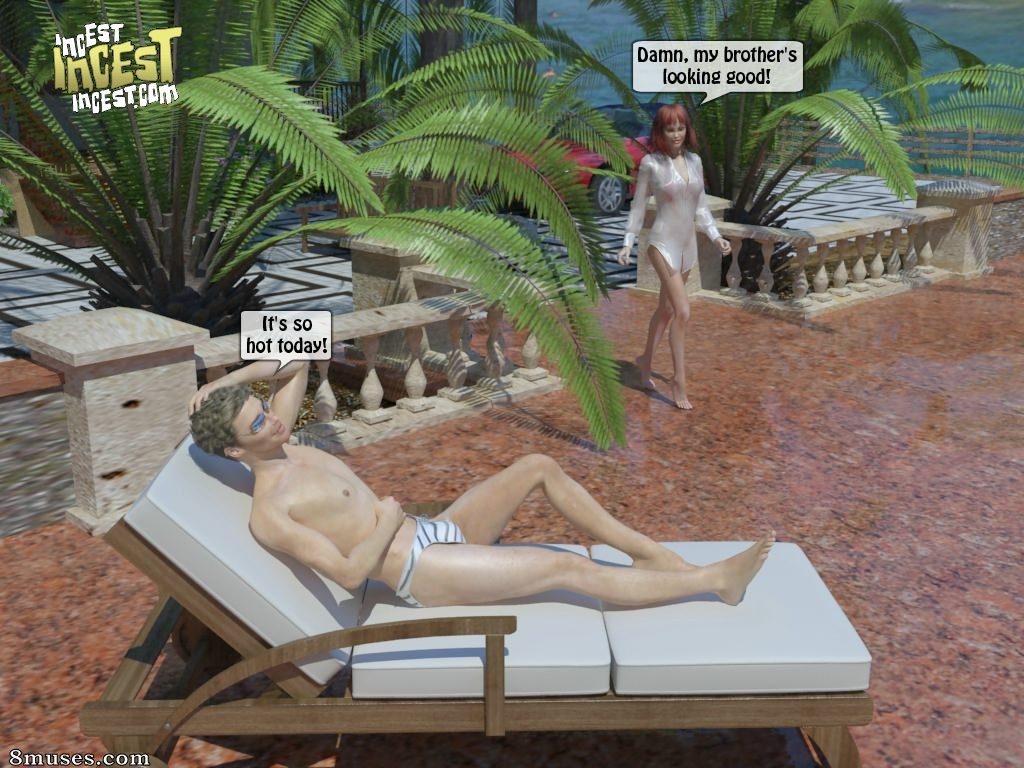 IncestIncestIncest.com Comics - Irmão e irmã pegos pelo pai - Página 1