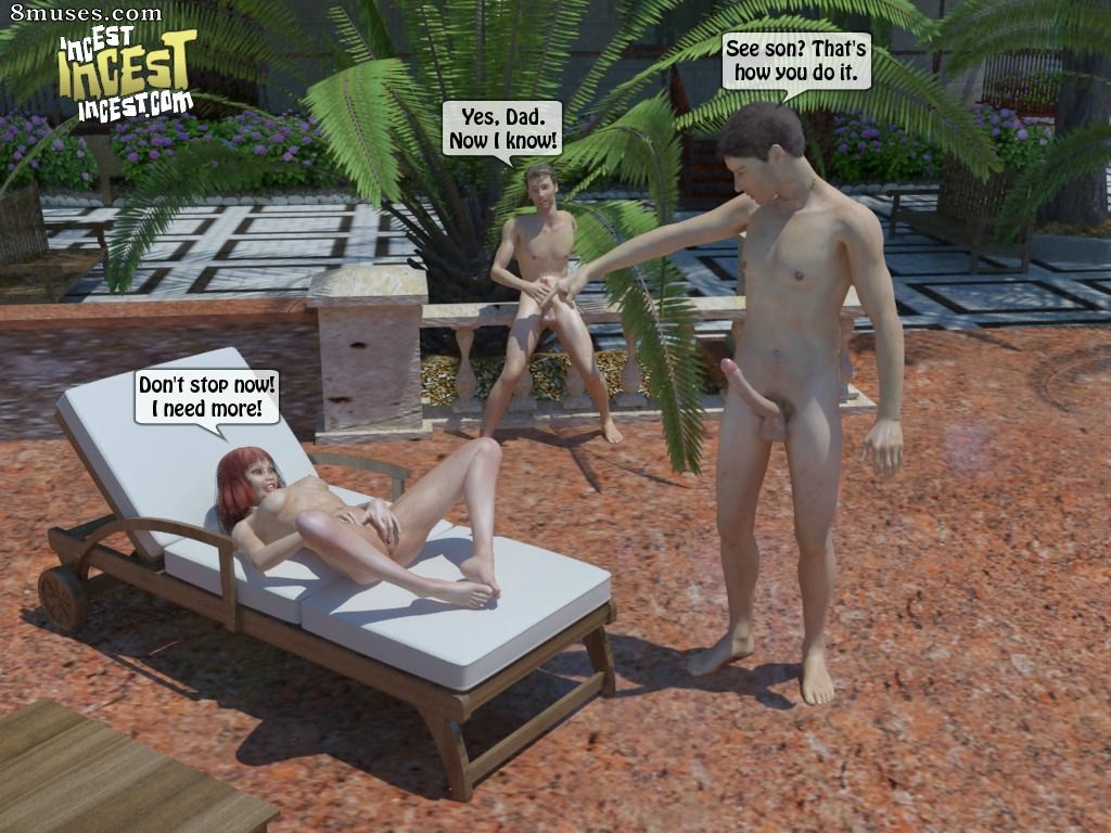 IncestIncestIncest.com Comics - Irmão e irmã pegos pelo pai - Página 27