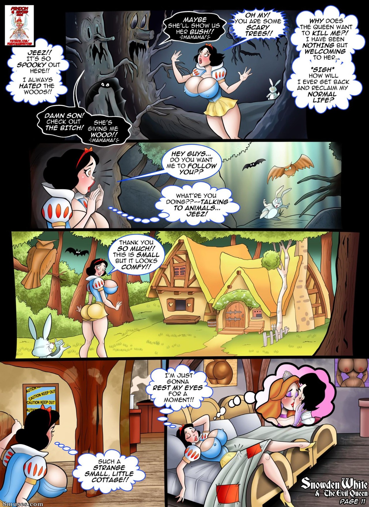 Devin Dickie Comics - Snowden White and The Evil Queen - Page 12