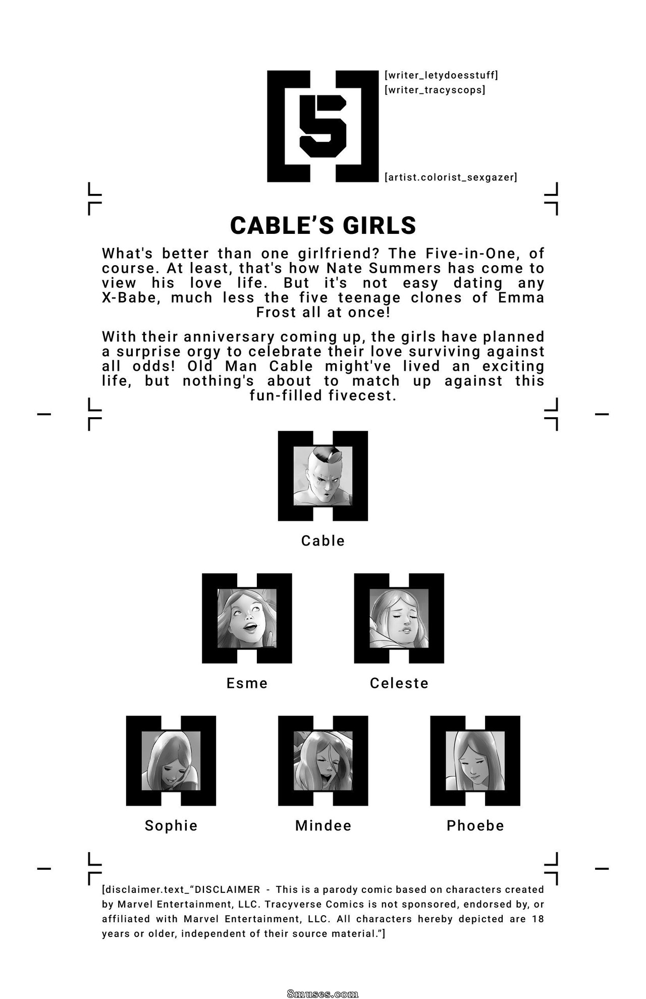 House Of XXX - Cable's Girls - Issue 2 - Page 2