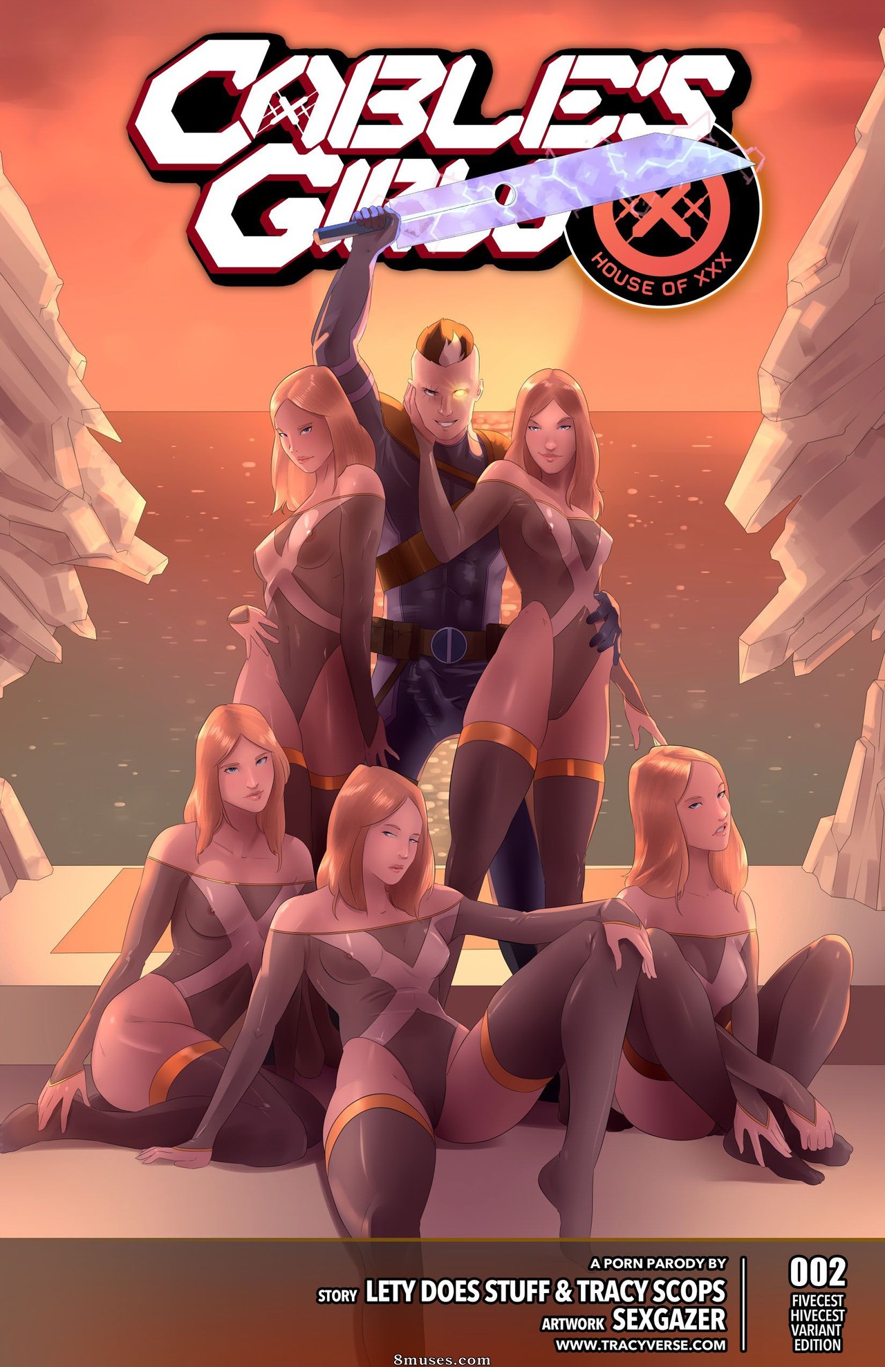 House Of XXX - Cable's Girls - Issue 2 - Page 1
