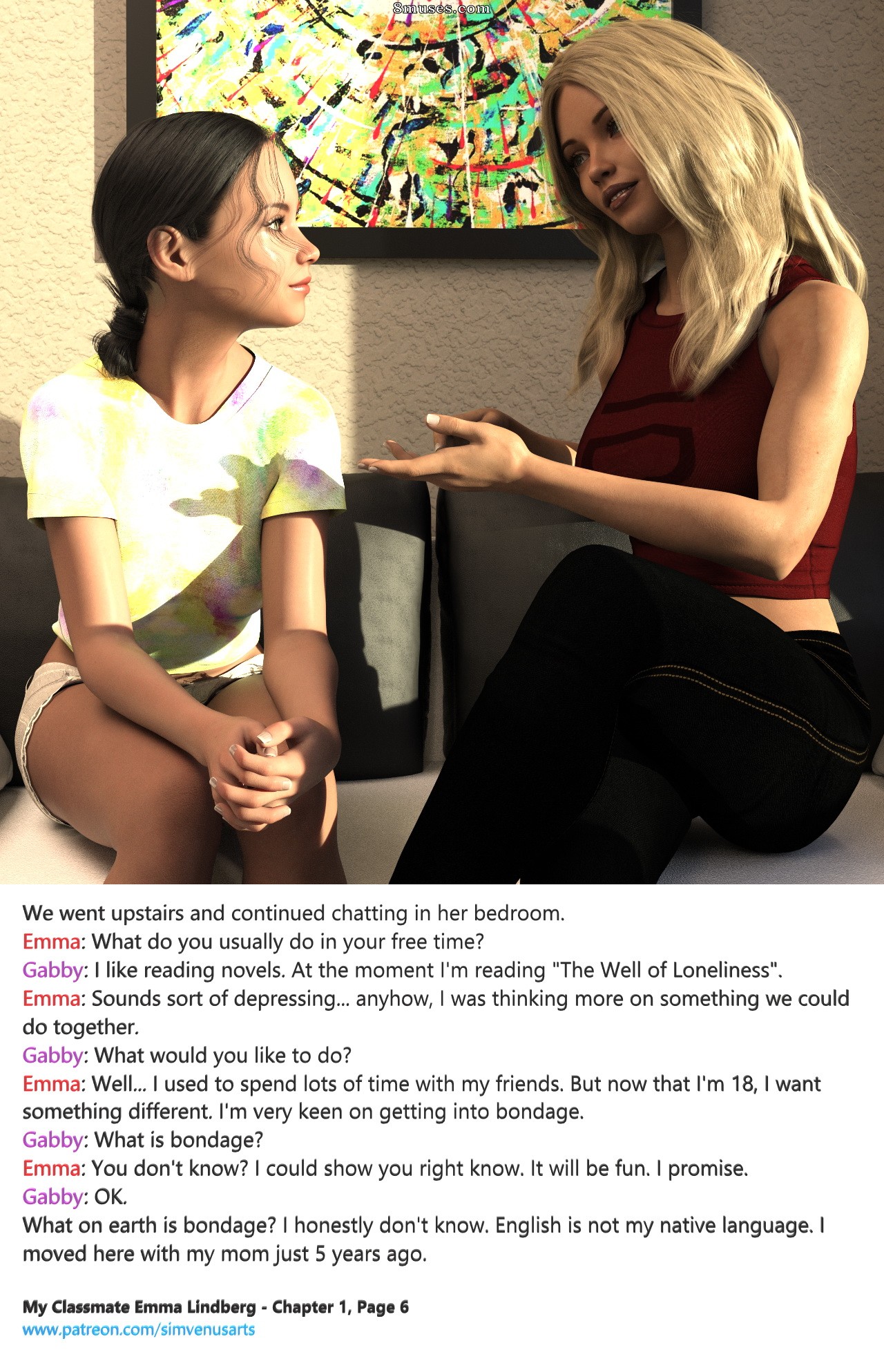 Minha colega de classe Emma Lindberg - Edição 1 - Página 6