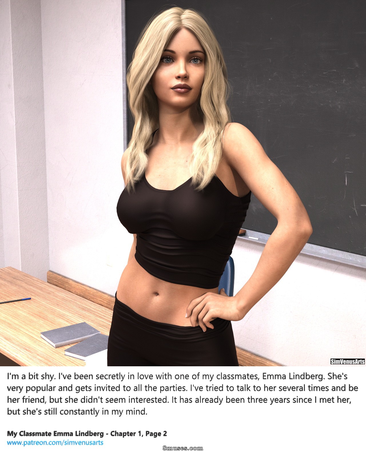 Minha colega de classe Emma Lindberg - Edição 1 - Página 2