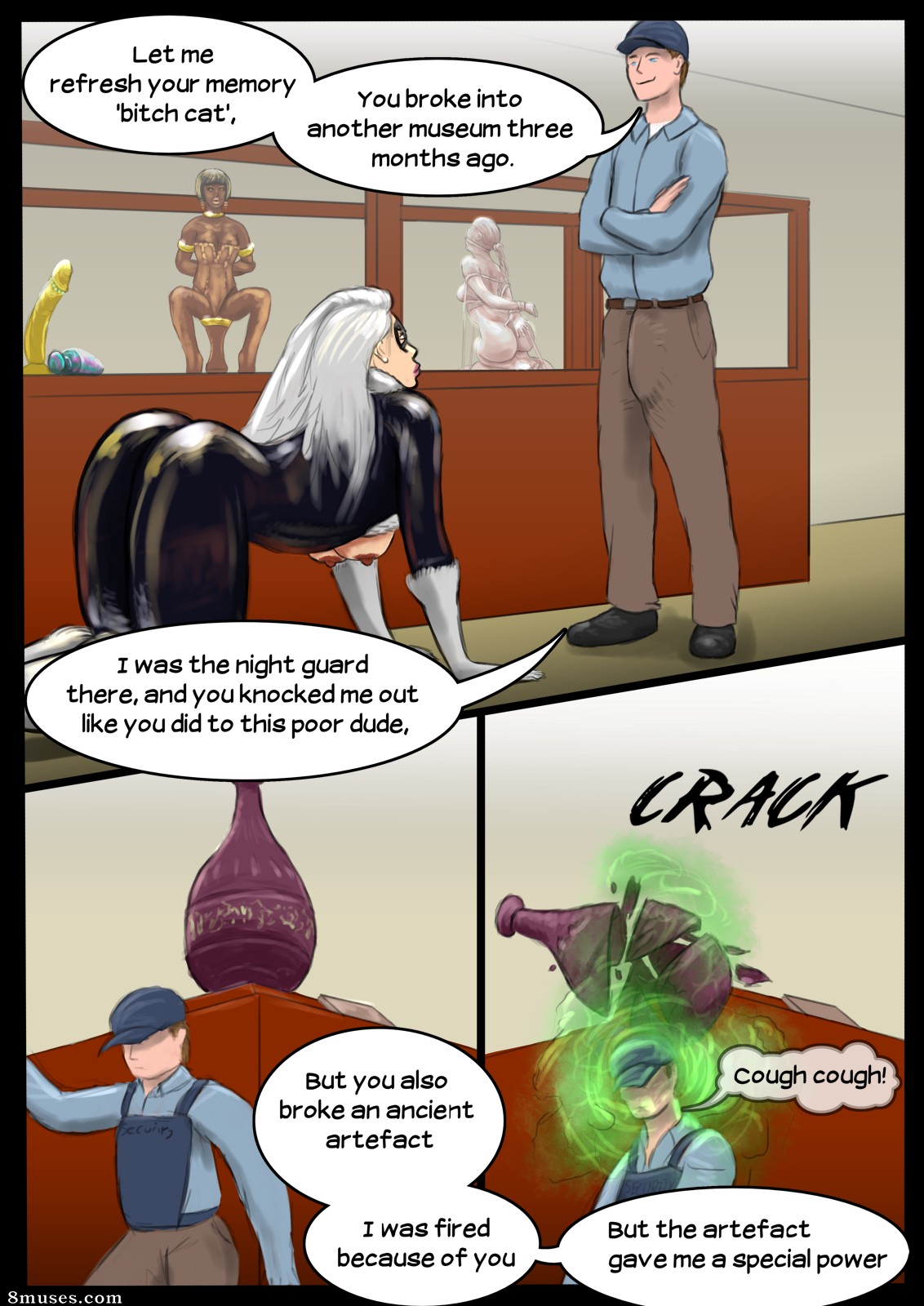 Kyrakie - Superheroine Submission - Black Cat - Page 8