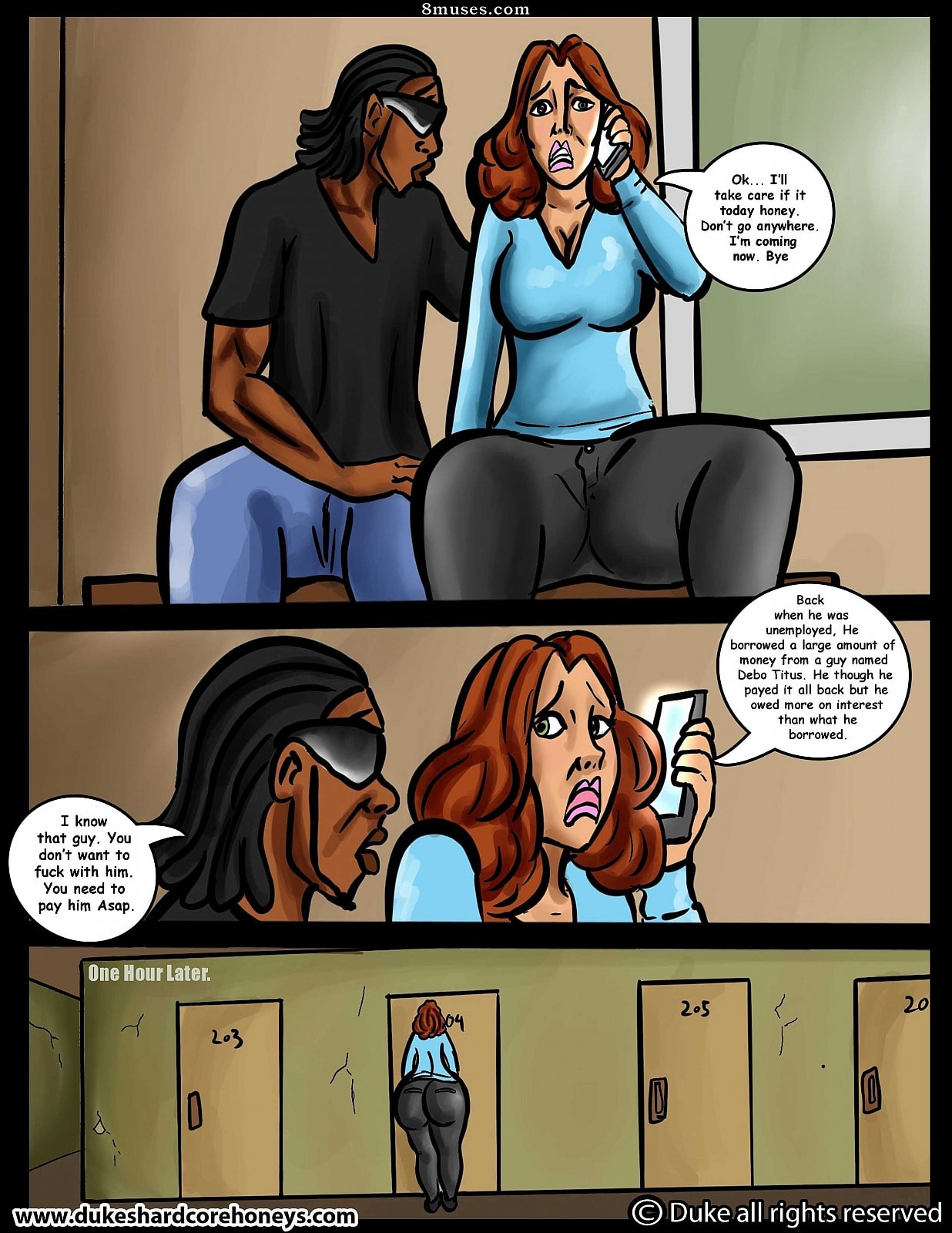 Page 8 | DukesHardcoreHoneys_com-Comics/01_-Interracial-Girls -and-Milfs/37_-Mrs-Keagan-Other-Series/Paying-The-Debt | 8muses - Sex Comics