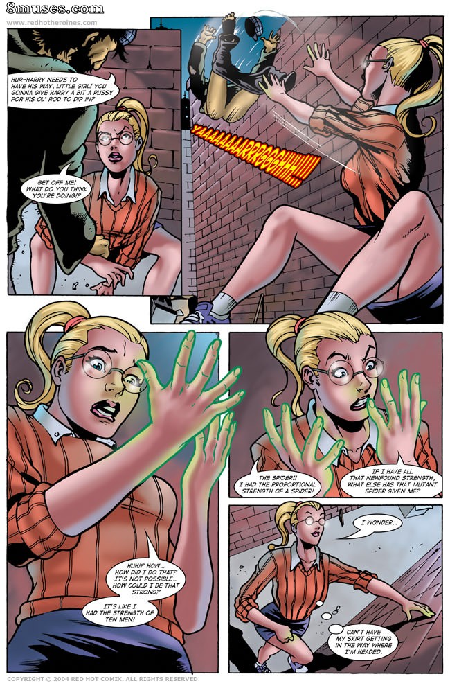 Red Hot Heroines Comics - Spiderella - Página 7