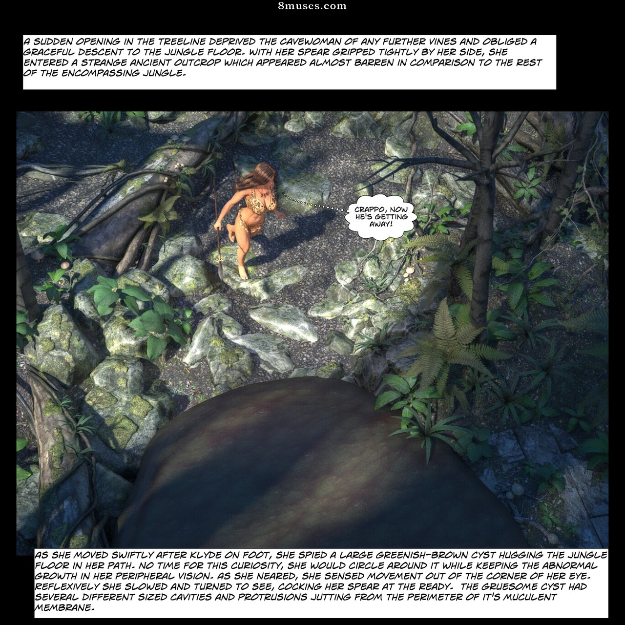 Page 3 | Renderotica-Comics/Killy/The-Cavewoman-Tentacle-Story | 8muses -  Sex Comics