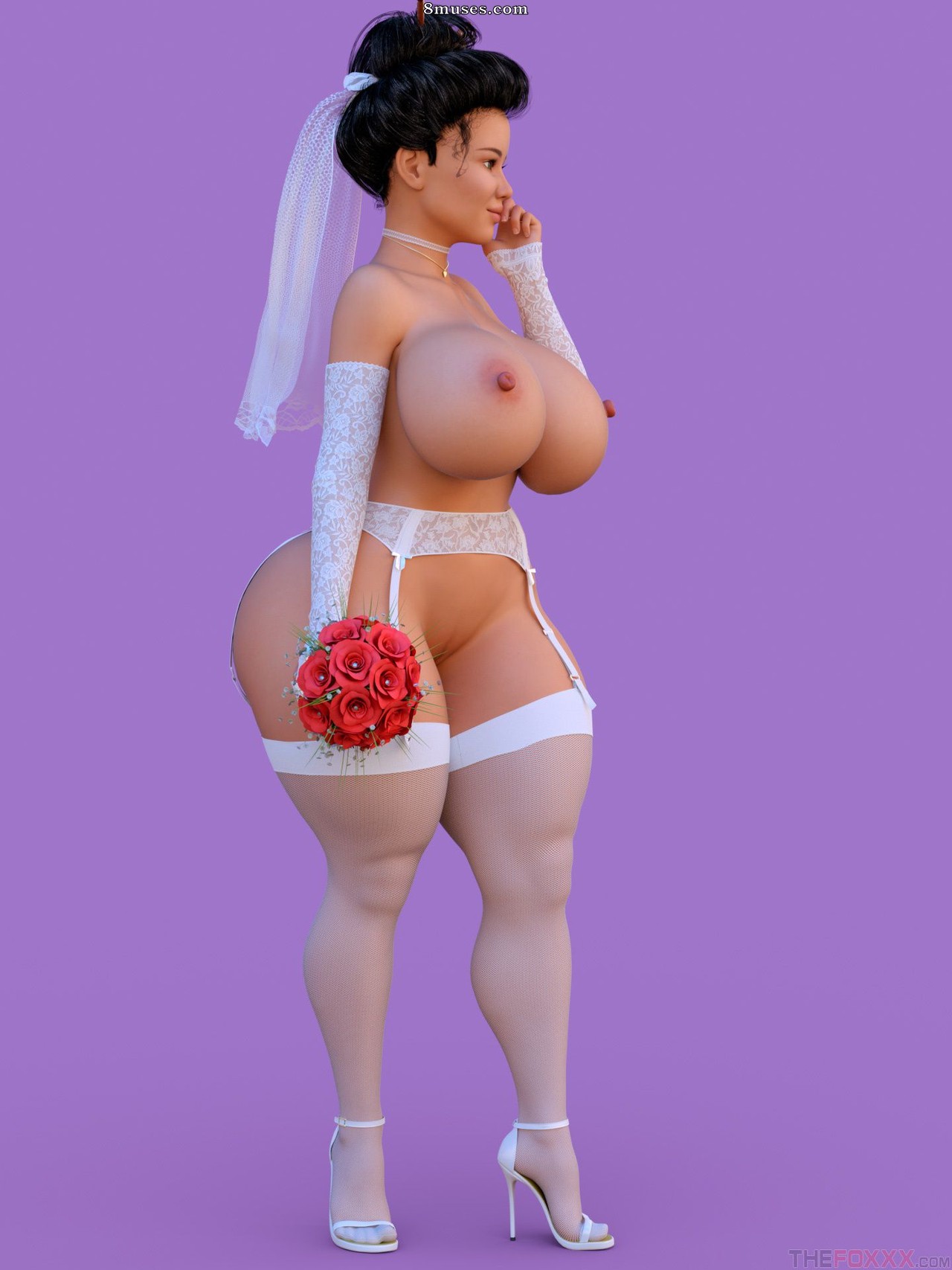 The Foxxx Comics - Kioko - Bride - Page 1