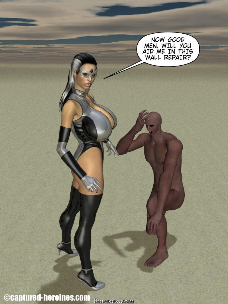 Captured-Heroines Comics - Destello de plata - Página 12