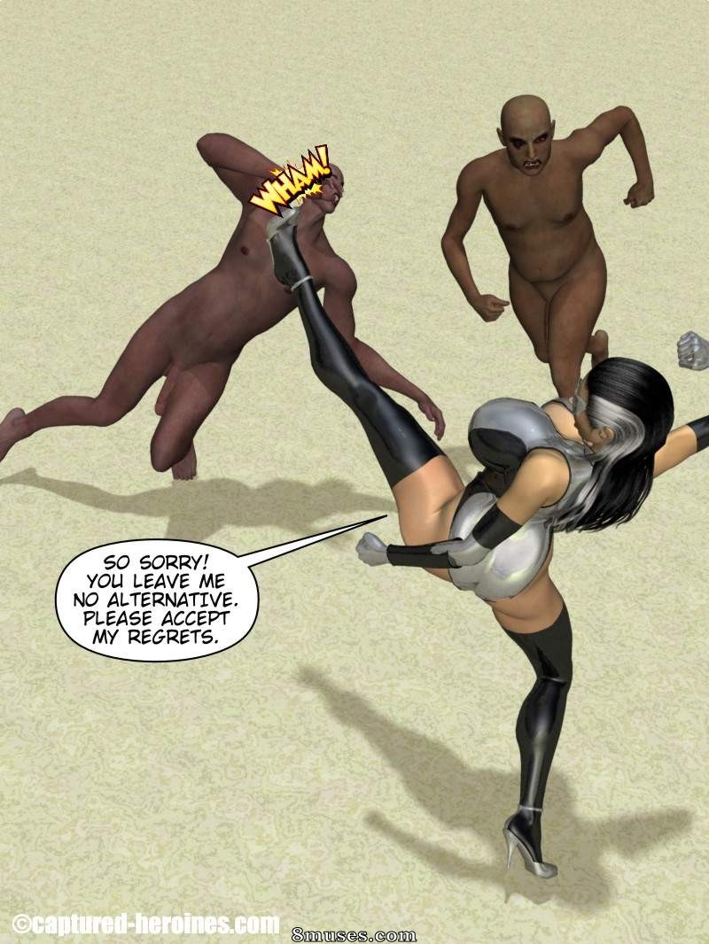 Captured-Heroines Comics - Flash de prata - Página 8