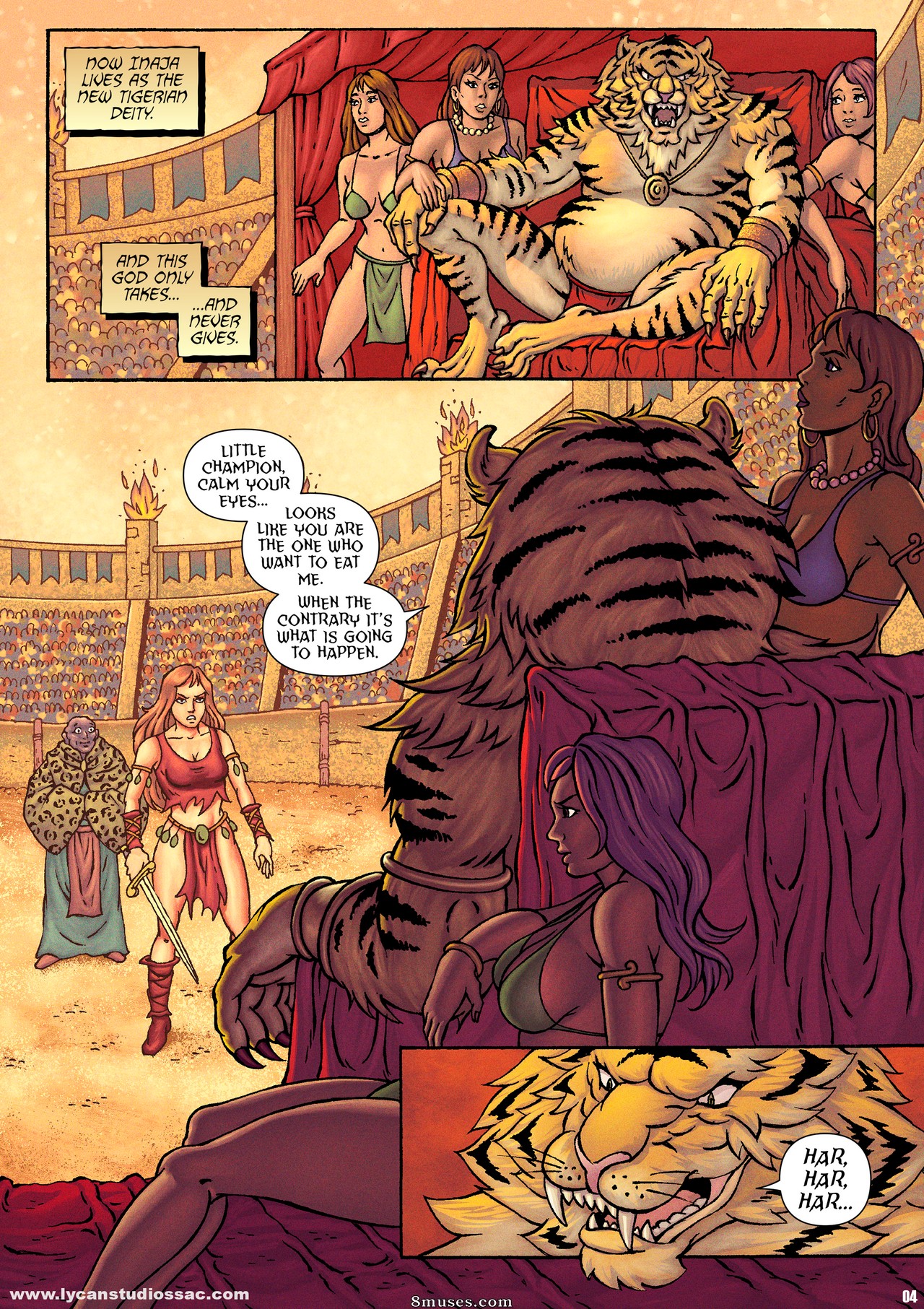 Locofuria Comics - 100 Ways to Become a Monster 23 - Andora Goddess of the Tigerians - Page 7