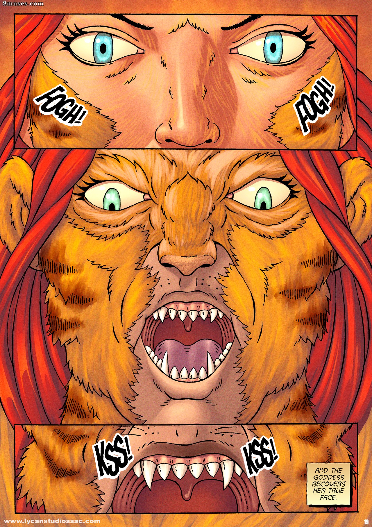 Locofuria Comics - 100 Ways to Become a Monster 23 - Andora Goddess of the Tigerians - Page 22