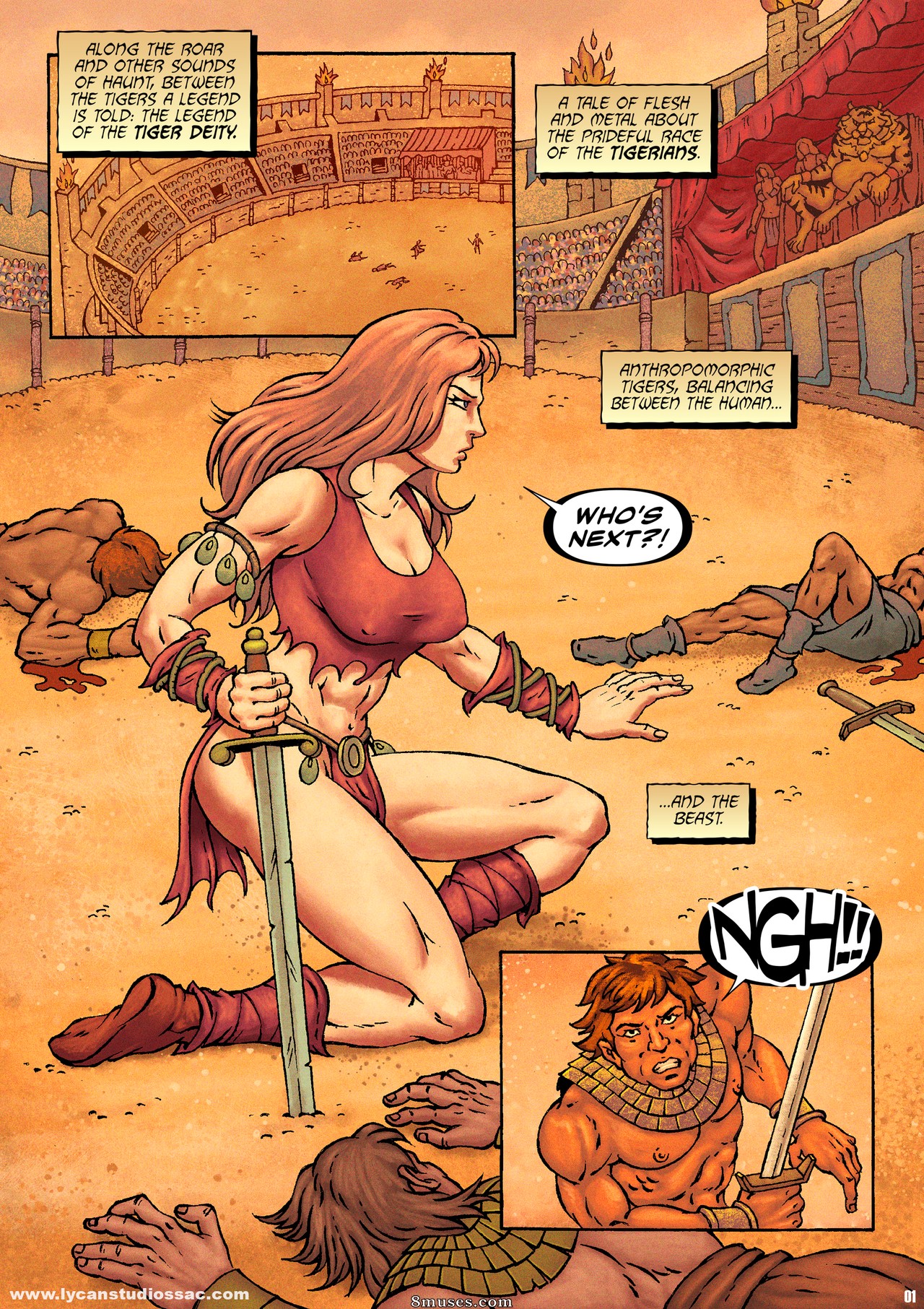 Locofuria Comics - 100 Ways to Become a Monster 23 - Andora Goddess of the Tigerians - Page 4
