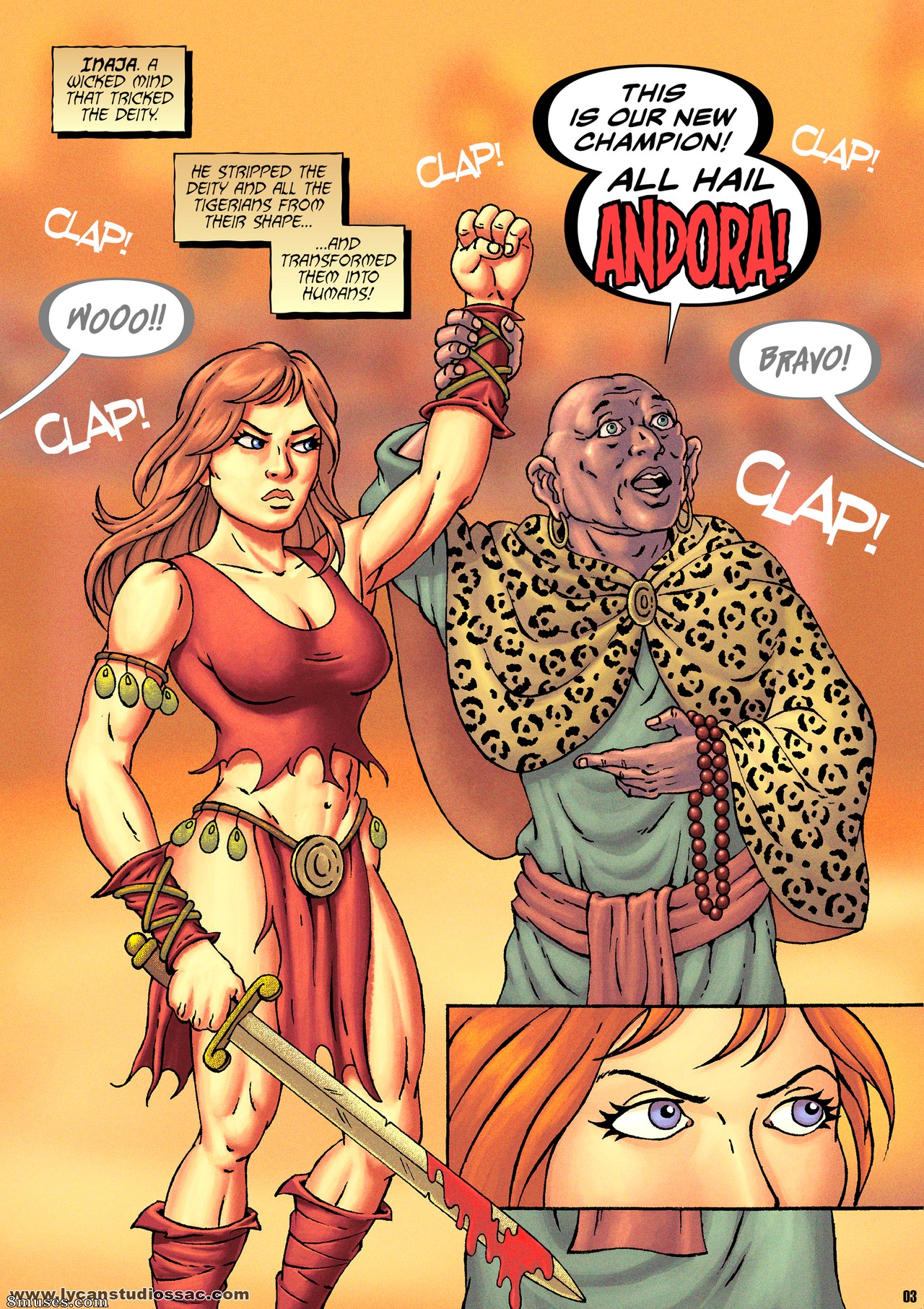 Locofuria Comics - 100 Ways to Become a Monster 23 - Andora Goddess of the Tigerians - Page 6