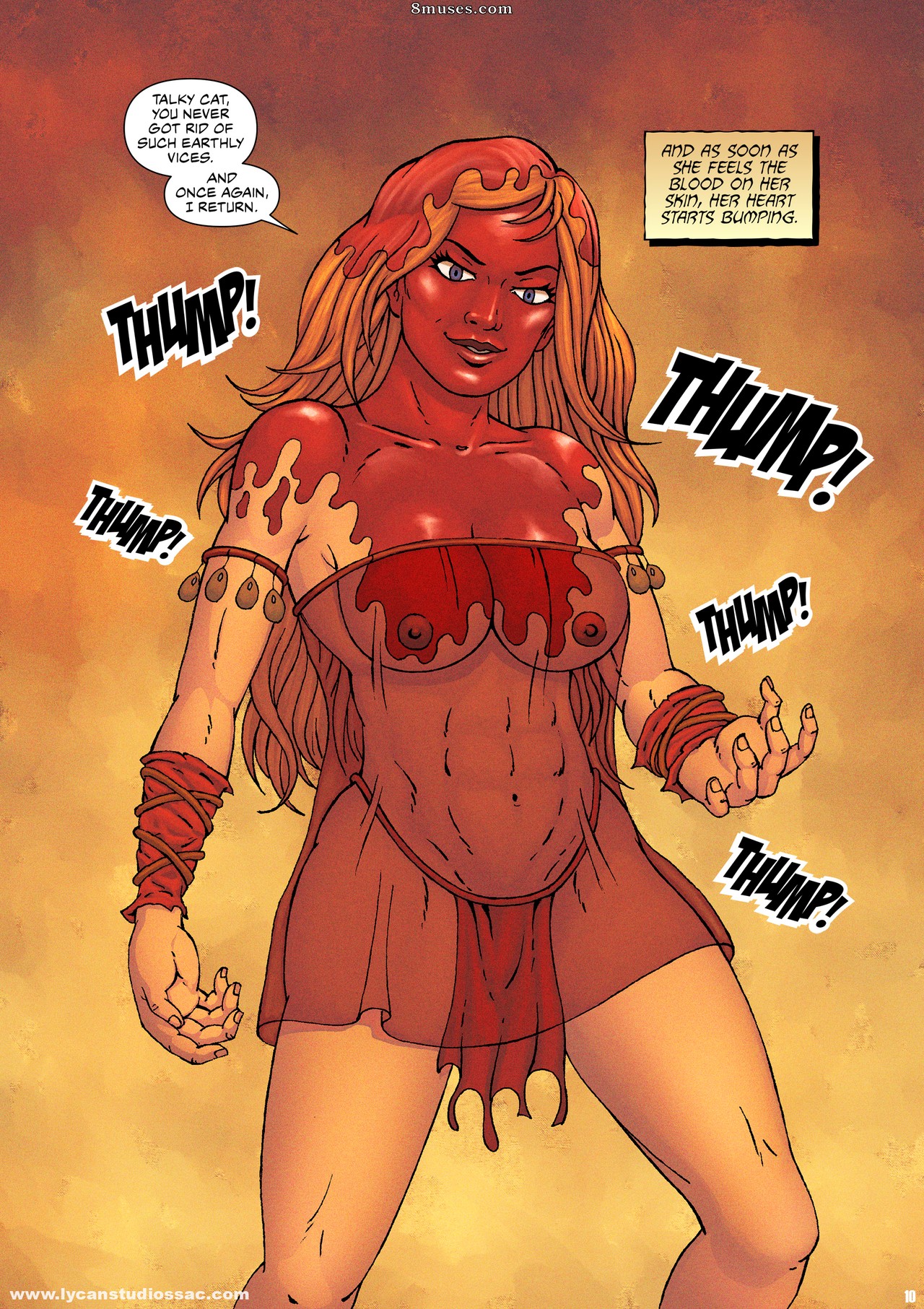 Locofuria Comics - 100 Ways to Become a Monster 23 - Andora Goddess of the Tigerians - Page 13