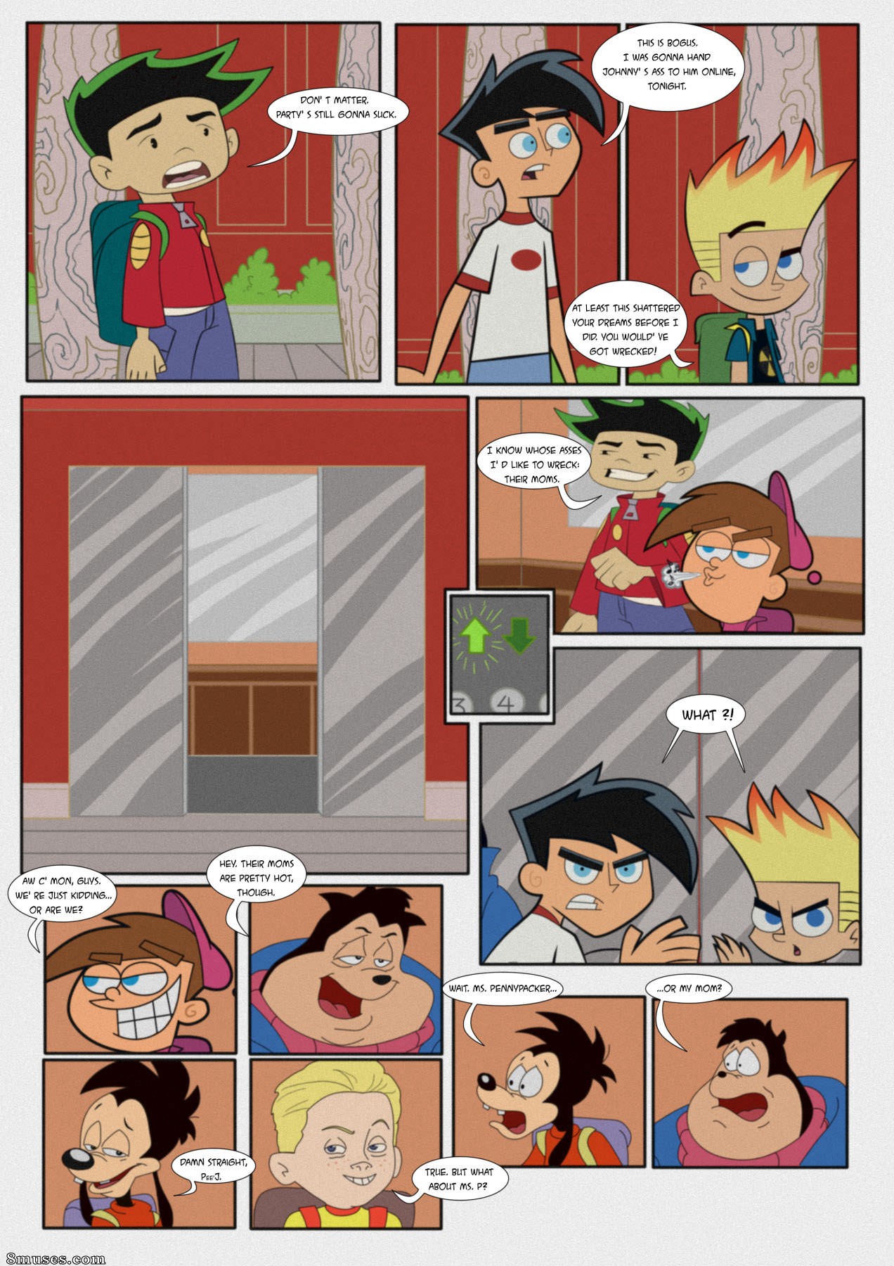 Goof Troop - The Maximum Orgy of MILFs - Page 8
