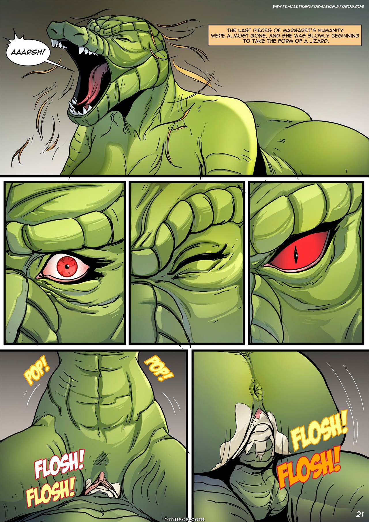 Locofuria Comics - शी लिज़ार्ड - पेज 24