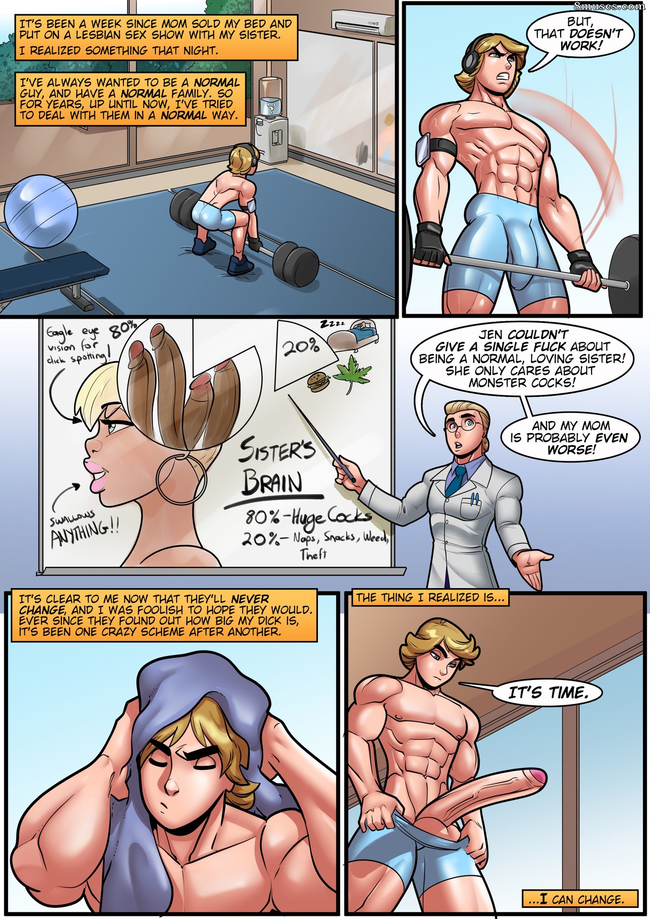 My Mom and Sister are Size Queen Sluts - Issue 3 - Page 2