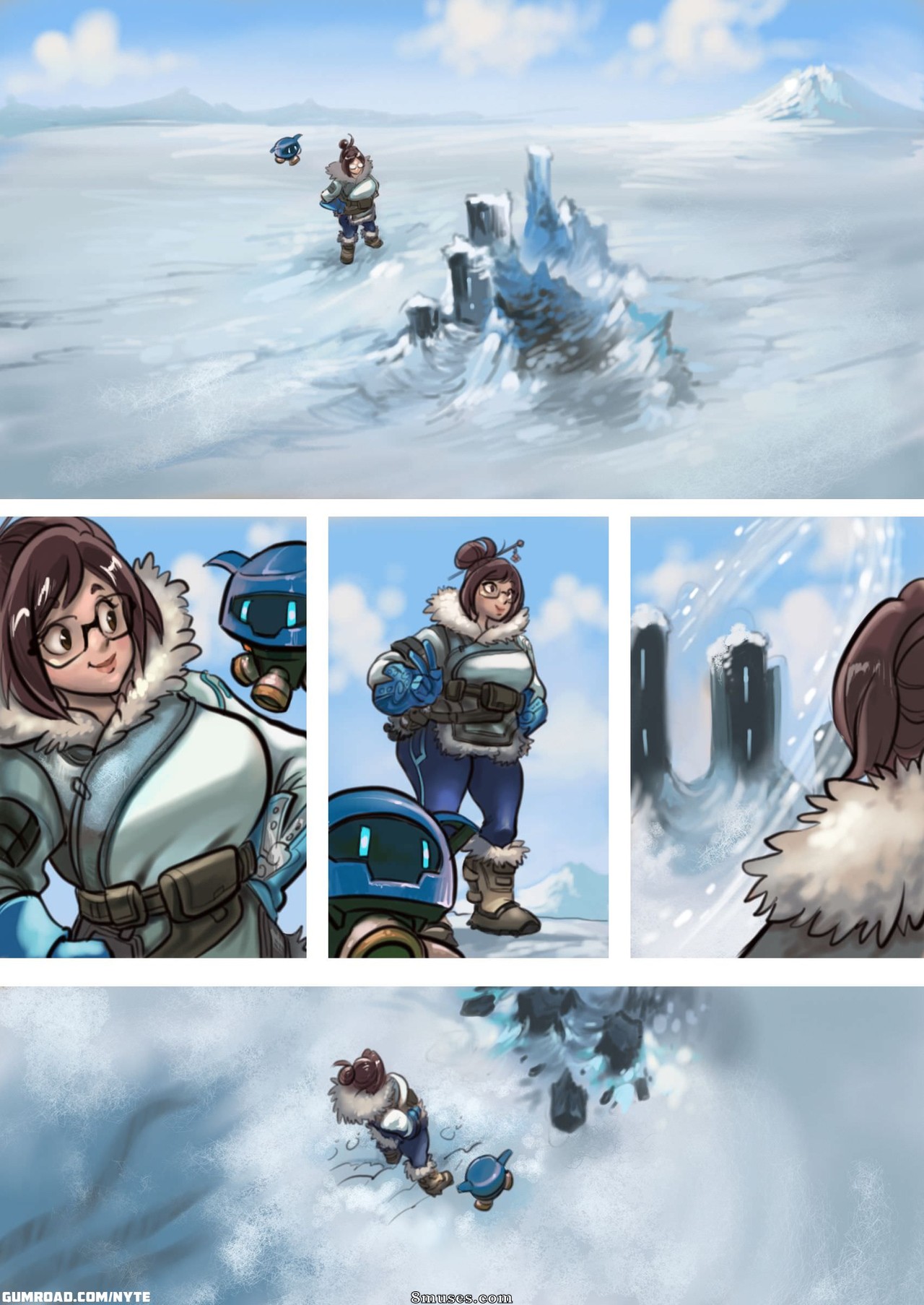 Nyte Vore Comics - Mei submersa - Página 14