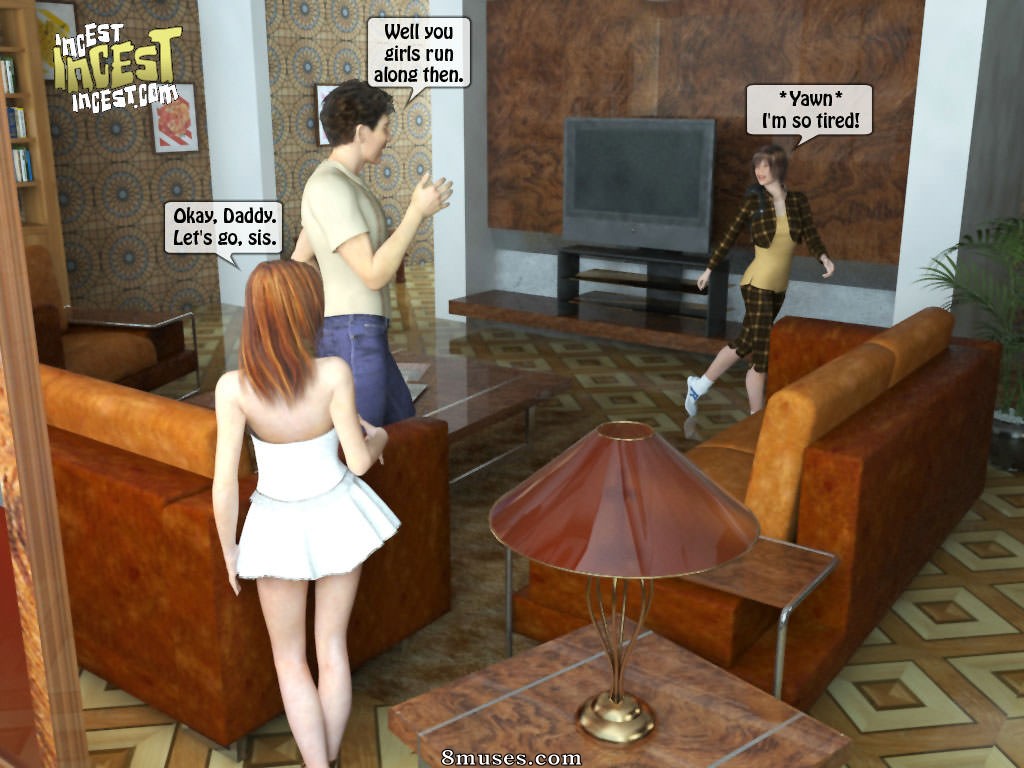 IncestIncestIncest.com Comics - Papai pune as filhas severamente - Página 4