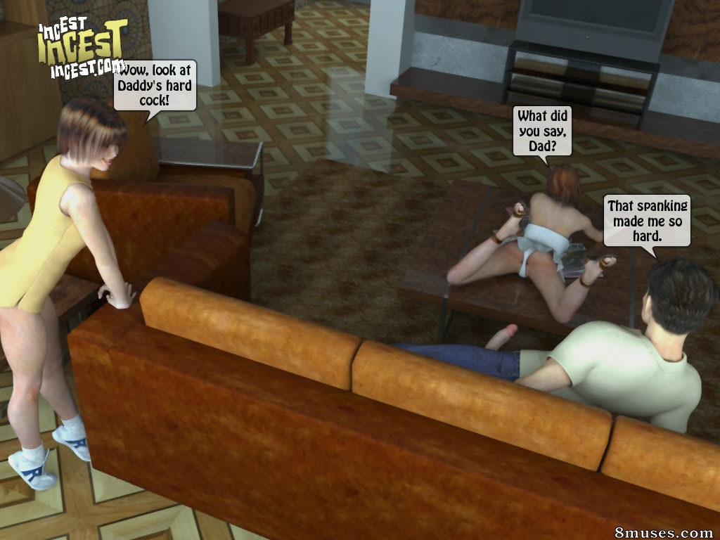 IncestIncestIncest.com Comics - Papá castiga mal a sus hijas - Página 15