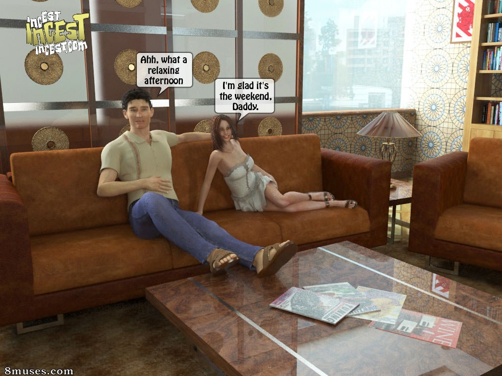 IncestIncestIncest.com Comics - Papai pune as filhas severamente - Página 1