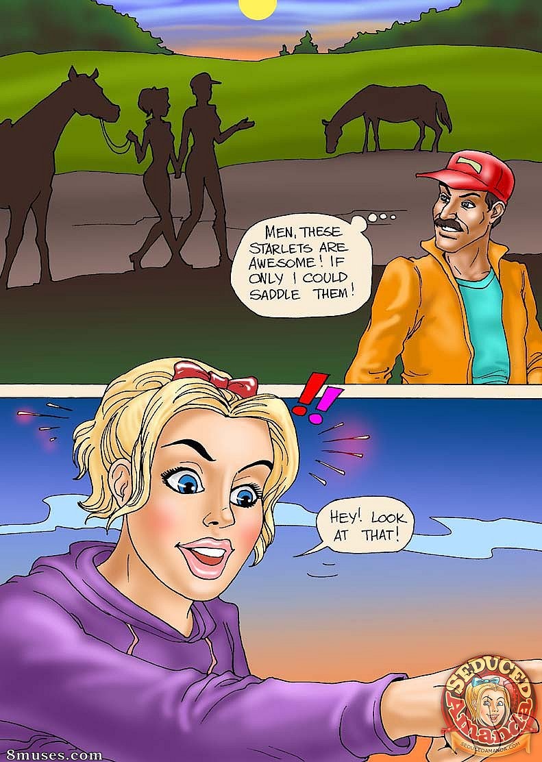 Seduced Amanda Comics - Montando um garanhão - Página 6