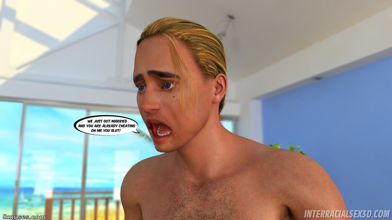 InterracialSex3D.com Comics - Hawaiian Honeymoon Cuckold Gangbang - Page 25