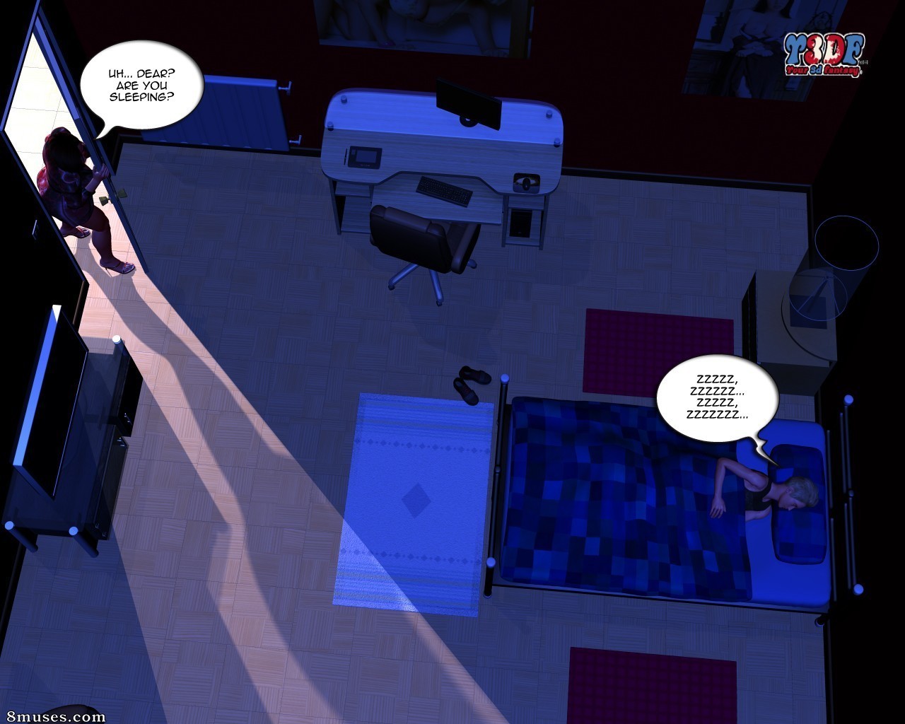 Y3DF - Your3DFantasy.com Comics - Não consigo dormir - Página 42