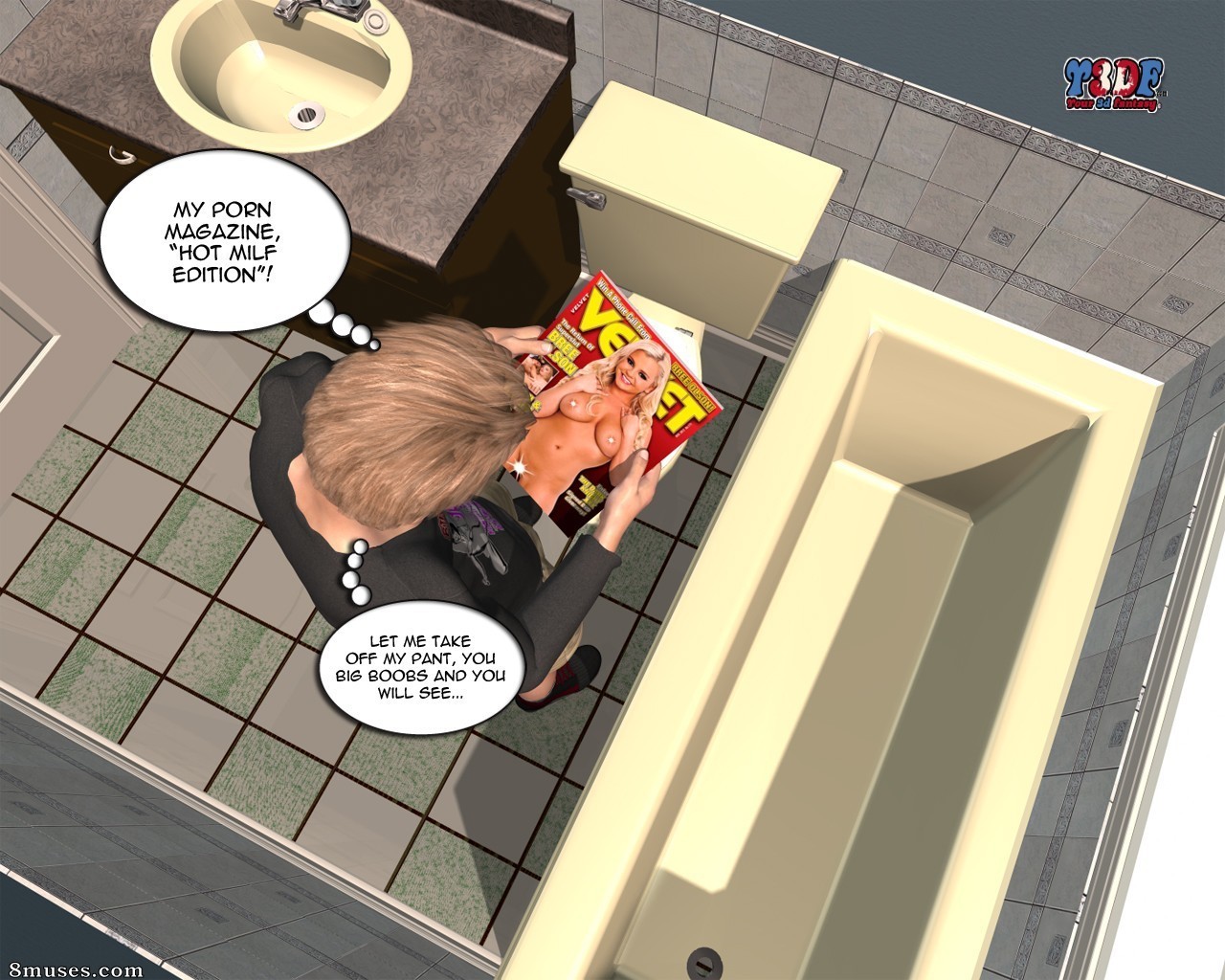 Y3DF - Your3DFantasy.com Comics - Cant Sleep - Page 15