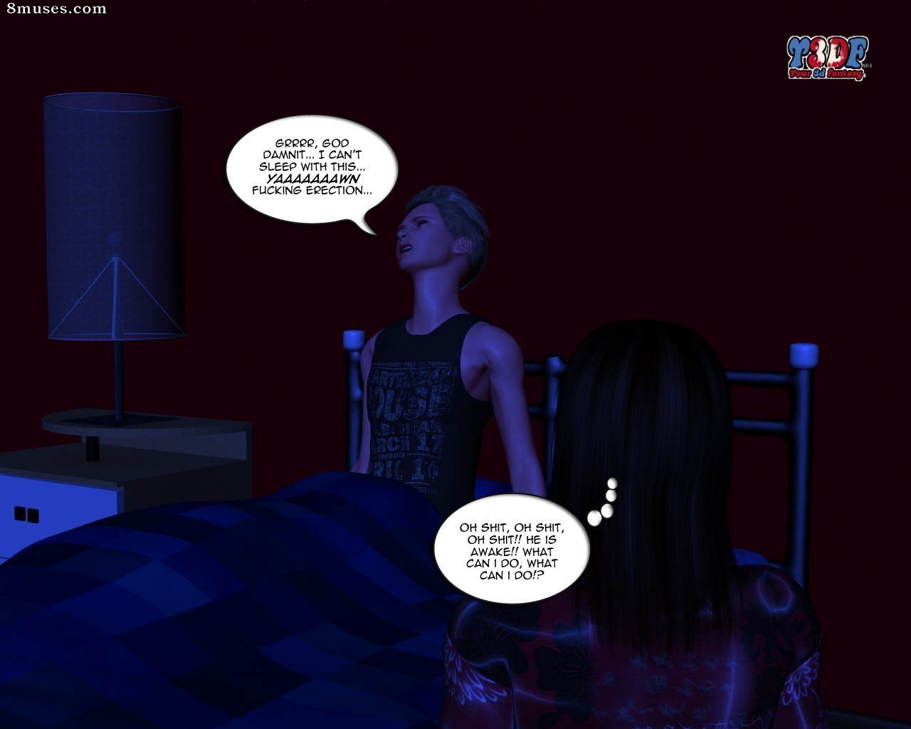 Y3DF - Your3DFantasy.com Comics - Cant Sleep - Page 50