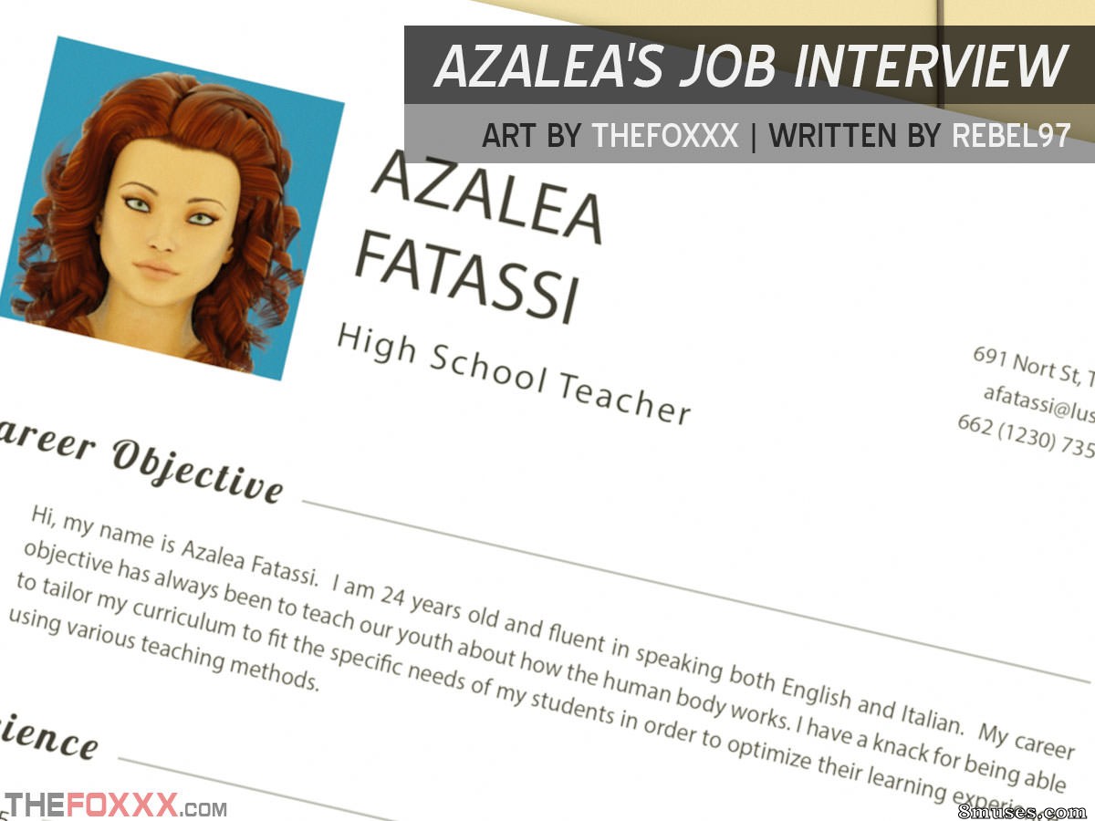 The Foxxx Comics - Azaleas Job Interview - Page 1